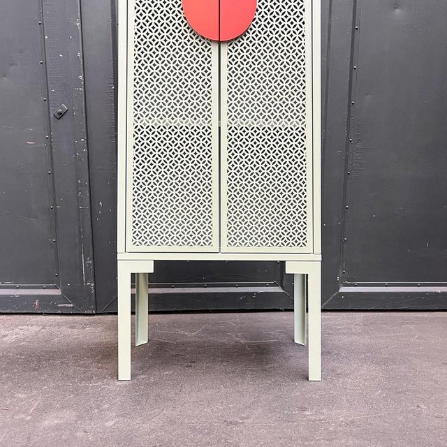 Cabinet in Metal, 1960s For Sale - Image 9 of 14