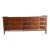 1960s Refinished Mid Century Modern Walnut Dresser For Sale