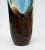C.1970's Italian Hand-Blown Flavio Poli Sommerso Murano -Tall Biomorphic Vessel in Cornflower Blue & Fudge Chocolate W/Citrine Outer Casing For Sale - Image 10 of 13