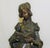 1990s Art Nouveau Bronze Lady Marble Base 'The book Lady' For Sale - Image 16 of 18