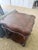 Victorian Late 20th Century Pair of Ornate Two-Tier Square Side Tables – Scalloped Parquet Top For Sale - Image 3 of 9