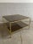 French Brass, Faux Bamboo & Smoked Glass Coffee Table, 1960s For Sale - Image 4 of 11
