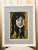 Mid-Century Modern Vintage Original Numbered Woodprint Portrait of Girl With Long Hair on Japanese Rice Paper #3 of 10 For Sale - Image 3 of 8
