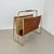 Brass and Leather Model 274 Magazine Holder from Carl Auböck, Austria, 1950s For Sale - Image 3 of 18