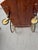 1960s Vintage Bar Cart Inlaid Marquetry Hollywood Regency Italian Tea Italy Folding Leaf For Sale - Image 11 of 15