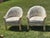 Hollywood Regency Vintage Barrel Back Chairs, Reupholstered, a Pair For Sale - Image 3 of 8