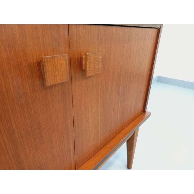 Small Vintage Scandinavian-Style Teak Sideboard, 1960s For Sale - Image 10 of 15