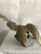 1950s Brass Eagle on Branch Sculpture For Sale - Image 10 of 10