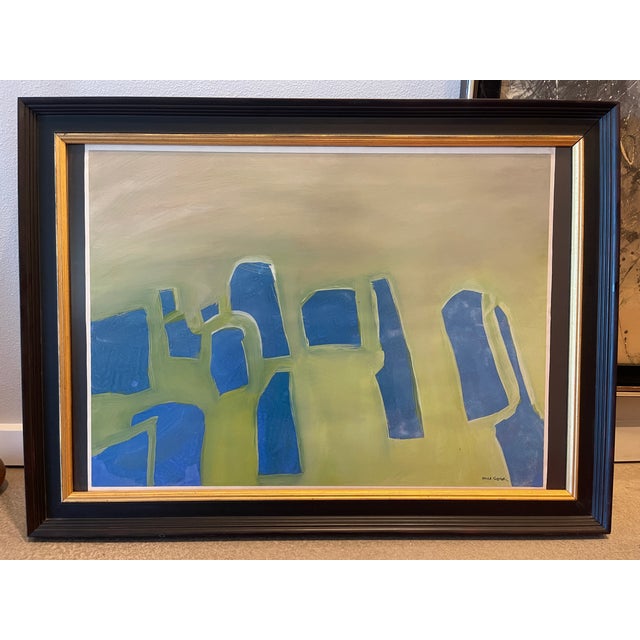1960s Original Paula Daula Turner Signed Framed Art Mid Century Comission For Sale - Image 5 of 10