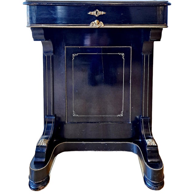 Compact Late 19th-Century Victorian Davenport Desk For Sale - Image 4 of 6
