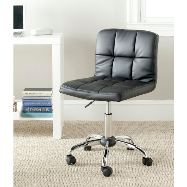 2020s Edwin Desk Chair in Black & Silver For Sale - Image 5 of 5