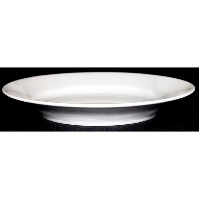 Contemporary Apilco Classic Whiteware Porcelain Dinner Plates Made in France - Set of 3 For Sale - Image 3 of 6