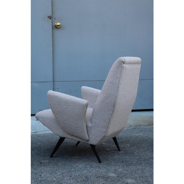 Textile Armchair by Nino Zoncada for Framar, 1950 For Sale - Image 7 of 14