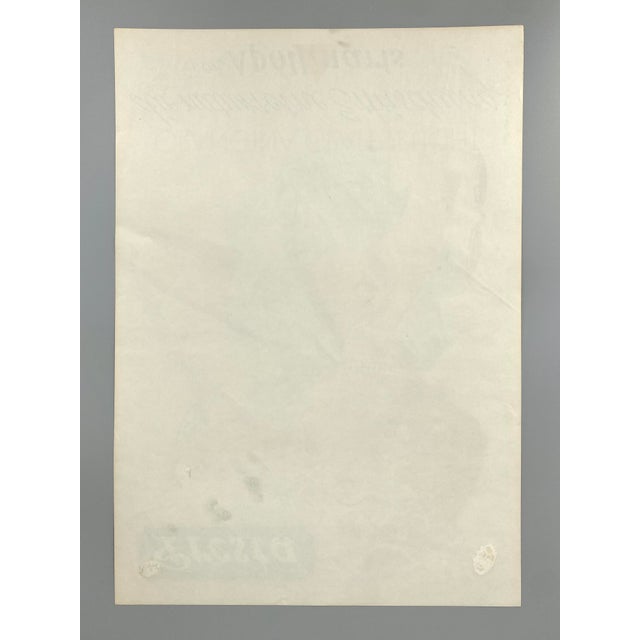 Paper Apollinaris Advertising Poster from Presta, 1950s For Sale - Image 7 of 9