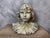 Cement Bust of Girl, 1950s For Sale - Image 6 of 12