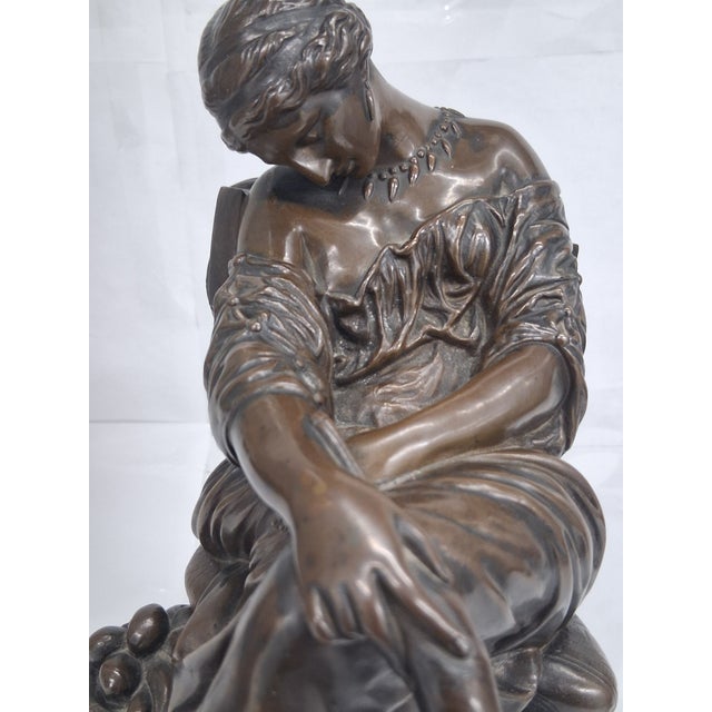 Antique French Bronze Sculptures For Sale - Image 9 of 14
