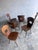 1950s Plywood Dining Chairs from Baumann, France, 1950s, Set of 6 For Sale - Image 5 of 9