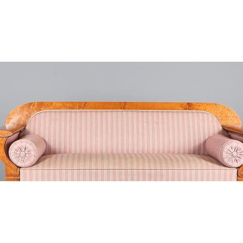 Biedermeier Swedish Sofa in Honey Color, 1890s For Sale - Image 3 of 6