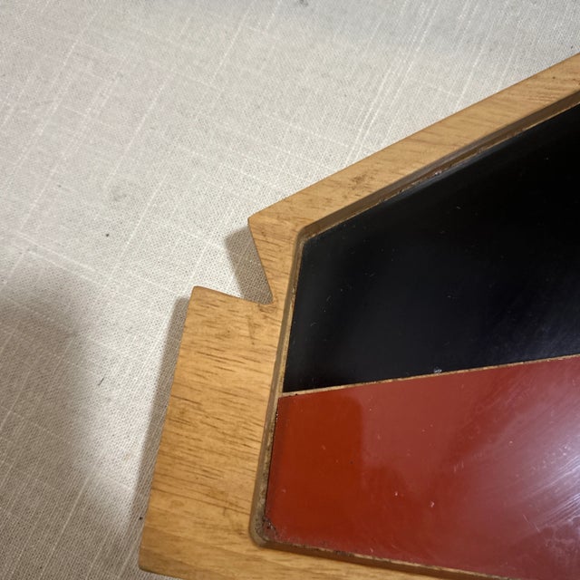 Up for consideration is a beautiful two-toned decorative tray. This would look lovely on display in your home and it is a...