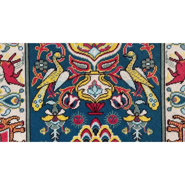 Traditional Wall Hanging - Needlepoint For Sale - Image 3 of 9