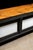 Black Early 20th Century Butcher's Counter With Milk Glass Panels For Sale - Image 8 of 11
