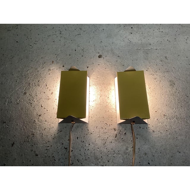 Wall light bedside lamps by j. J. M. Hoogervorst for anvia, 1960s, set of 2, in good conditions. designed 1960 to 1969...