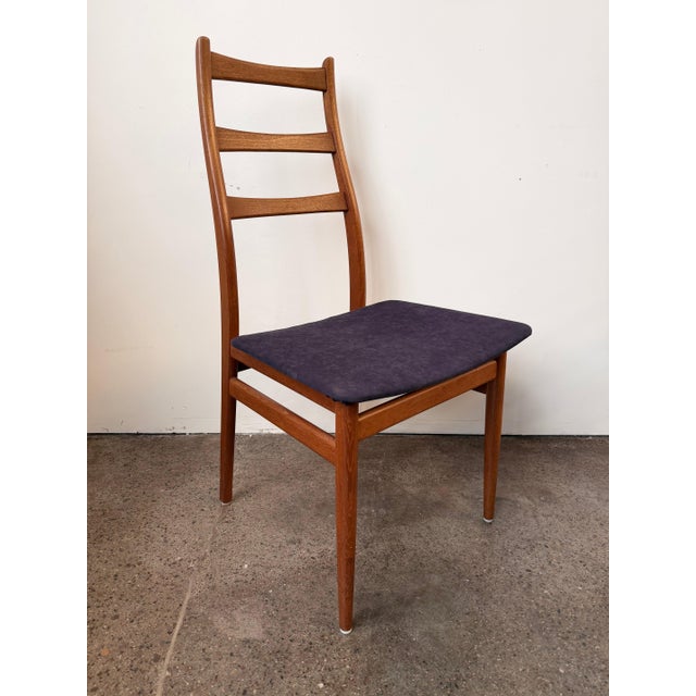 Norwegian Teak Ladderback Dining Chairs - Set of 6 For Sale - Image 10 of 10
