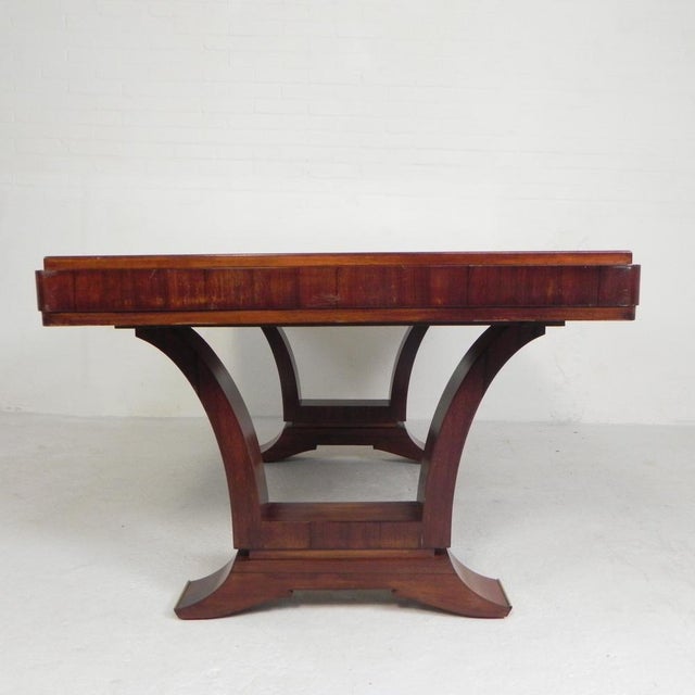 Art Deco Dining Table in Rosewood Veneer, 1930s For Sale - Image 9 of 18