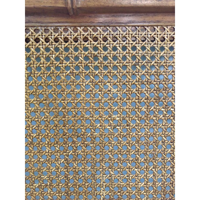 Boho Chic Dixie Faux Bamboo Twin Caned Headboard Chairish