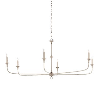 Currey & Company Nottaway Champagne Large Chandelier For Sale