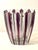 Vintage Caesar Crystal Bohemiae Purple & Clear Hand Cut Vase Aprox. dimensions: 9.5"H x 8"W x 4"D Weight: 7.5 lb Very good...