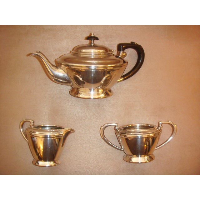 Vintage English Silver Tea Service Set of 3 Chairish