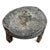 Sculptural early 20th century Naga low table, hand-hewn from a single solid timber section and raised on integrated block...