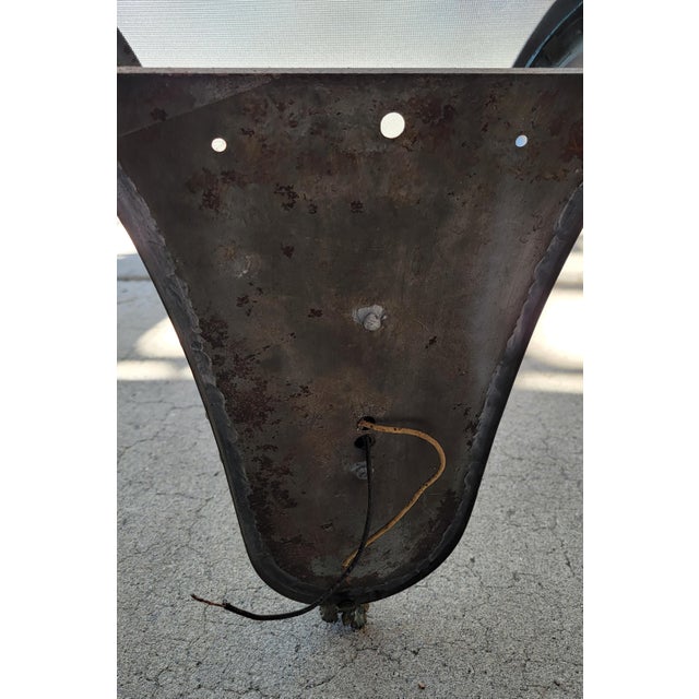 Metal Movie Theater Wall Sconces Hollywood RTegency Style - A Pair For Sale - Image 7 of 10