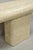 Wood Vintage Tessellated Stone Inlay Modern Pedestal Console Table Attributed to Maitland Smith For Sale - Image 7 of 11