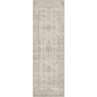 Loloi Rugs Hathaway Beige/Multi 2'-6" x 7'-6" Area Rug For Sale