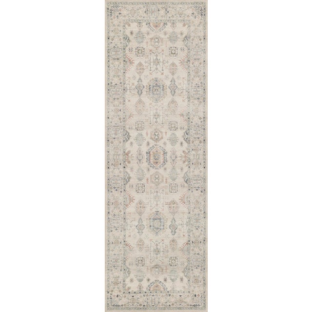 Loloi Rugs Hathaway Beige/Multi 2'-6" x 7'-6" Area Rug For Sale