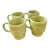 Jadeite Green Style Stacking Mugs For Sale