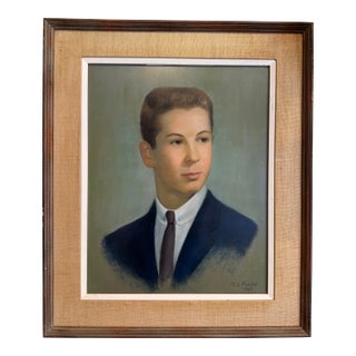 Young Man Portrait, Original Painting For Sale