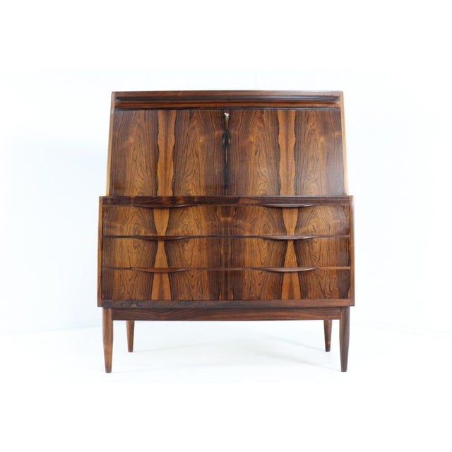 Rosewood Secretaire by Erling Torvits for Klim Møbelfabrik For Sale - Image 16 of 16