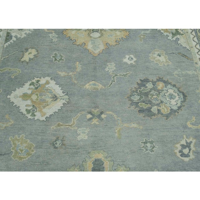 Turkish Oushak Rug 8'8" x 12' #18124 For Sale In Houston - Image 6 of 8