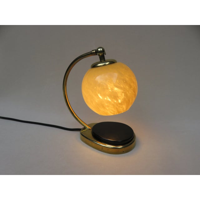 Glass and Brass Table Lamps by Marianne Brandt, 1950s, Set of 2 For Sale - Image 10 of 15