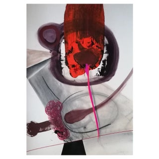 Stefano Mazzolini, Fiorge, 2023, Acrylic on Paper For Sale