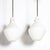 Pair of Mid-Century Hand-Blown Frosted Organic Murano Glass Pendant Chandeliers For Sale - Image 13 of 13