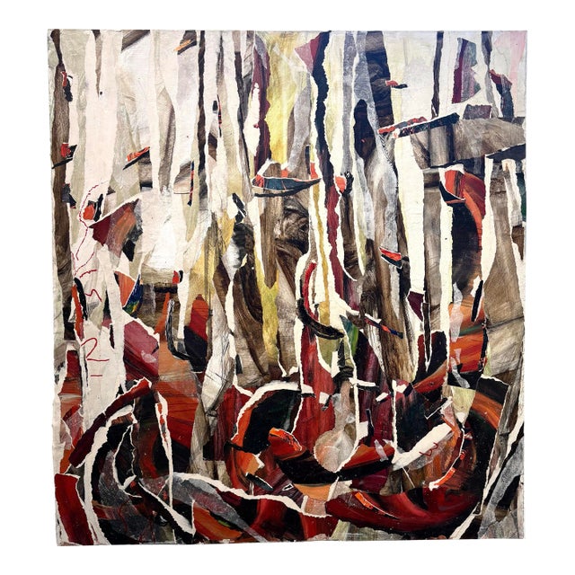 Contemporary Abstract Collage by Kuna Na For Sale