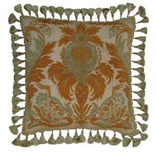 Aubusson Flourishes Throw Pillow For Sale