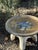 Mid-Century Cast Stone Birdbath For Sale - Image 4 of 7