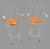 Pair of Vintage Ice Cream Soda Bar Barstool Chairs With Heart Shaped Backs For Sale - Image 11 of 11
