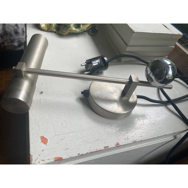 Silver Giso 404 Piano Lamp by Willem Hendrik Gispen for Gispen, 2000s For Sale - Image 8 of 17