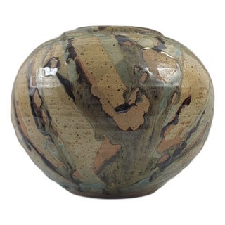 Ceramic Stoneware Vase by Brigitte Sabatier, 1990s For Sale